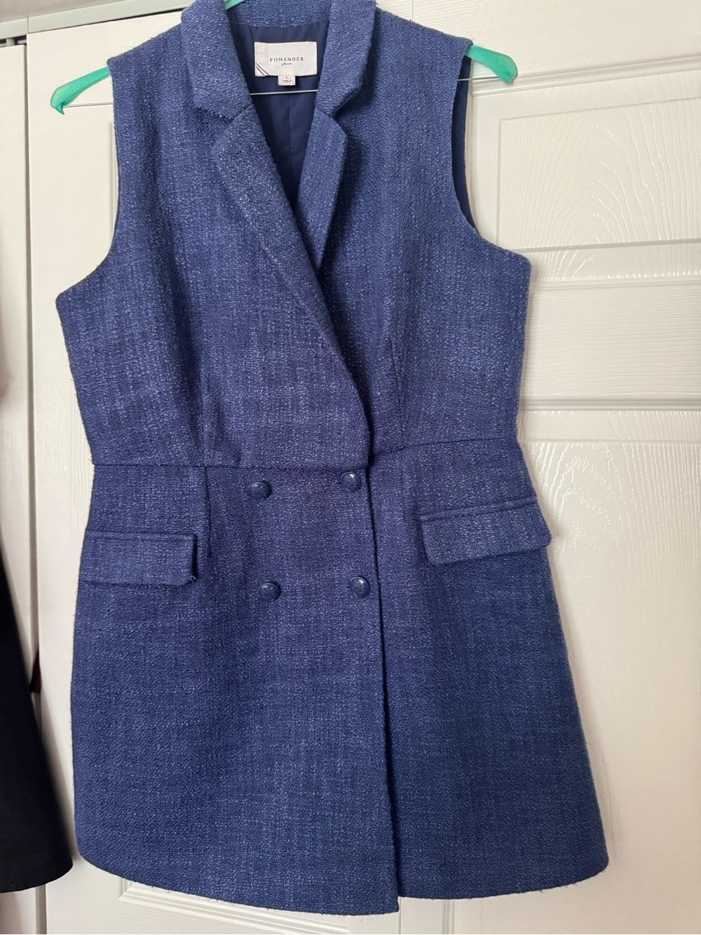 Tuckernuck - Navy Tweed Campbell Romper